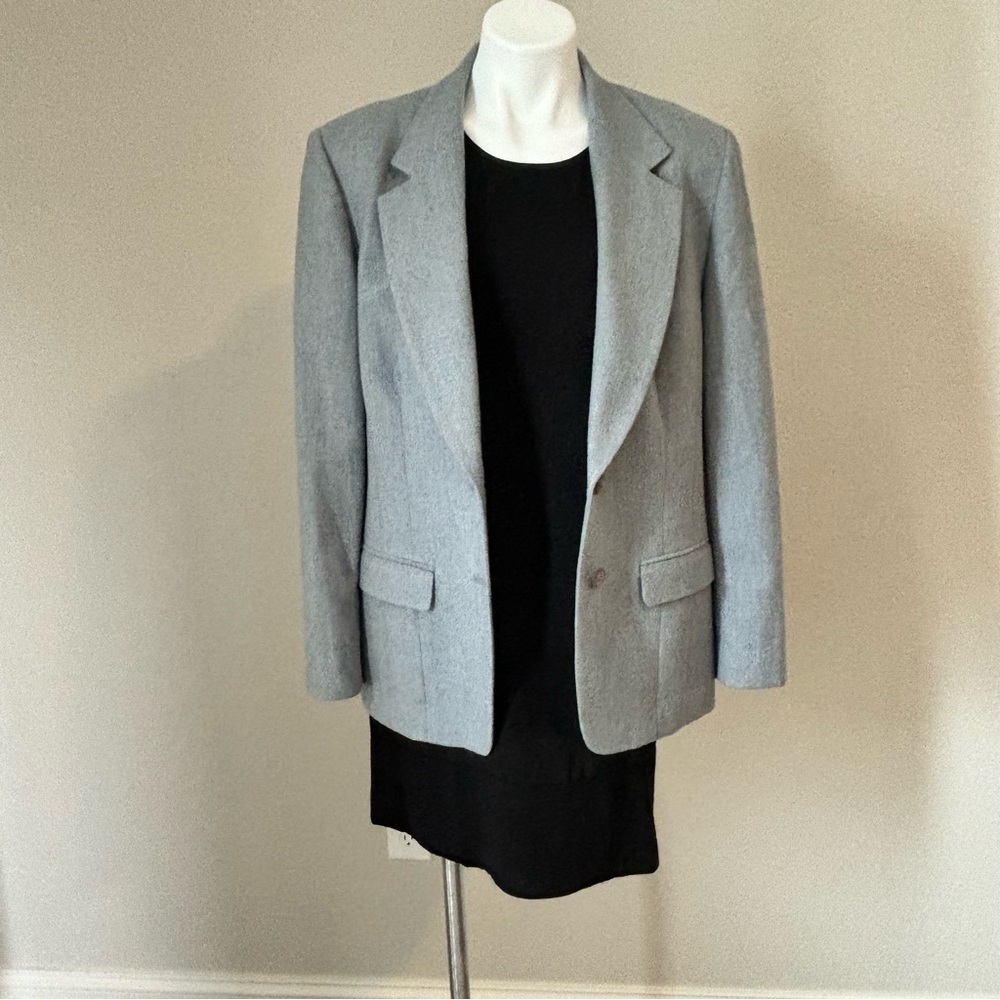 Vintage Pendleton Women’s Size 16 100% Pure Virgin Wool Blueish Grey Blazer
